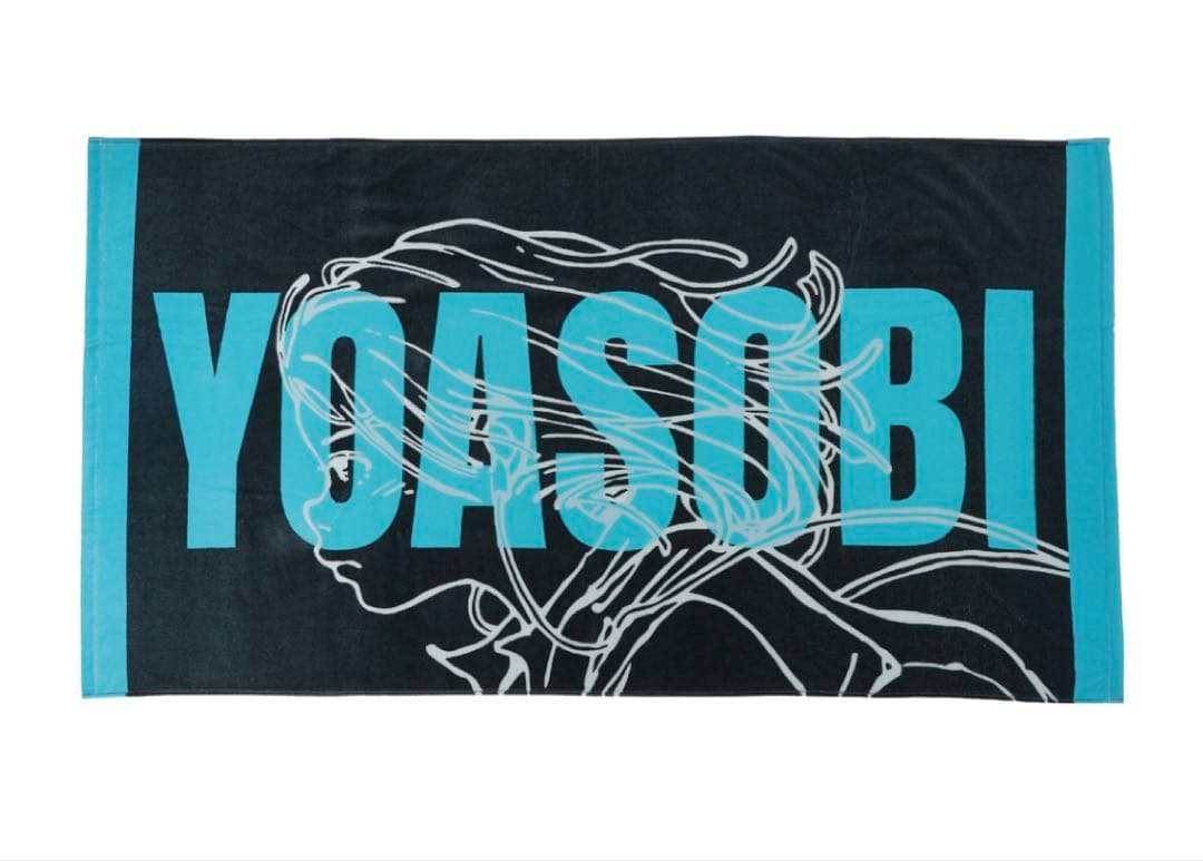 YOASOBI ビーチタオル(青)