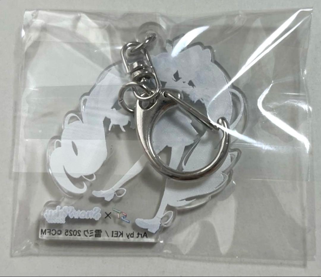 【非売品】雪ミク 2025 アクリルキーホルダー