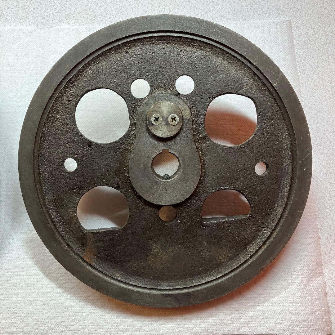 鉄道　レトロ　機関車　ミニSL 本物　鋳物車輪　2個セット　鉄道部品　鉄道グッズ