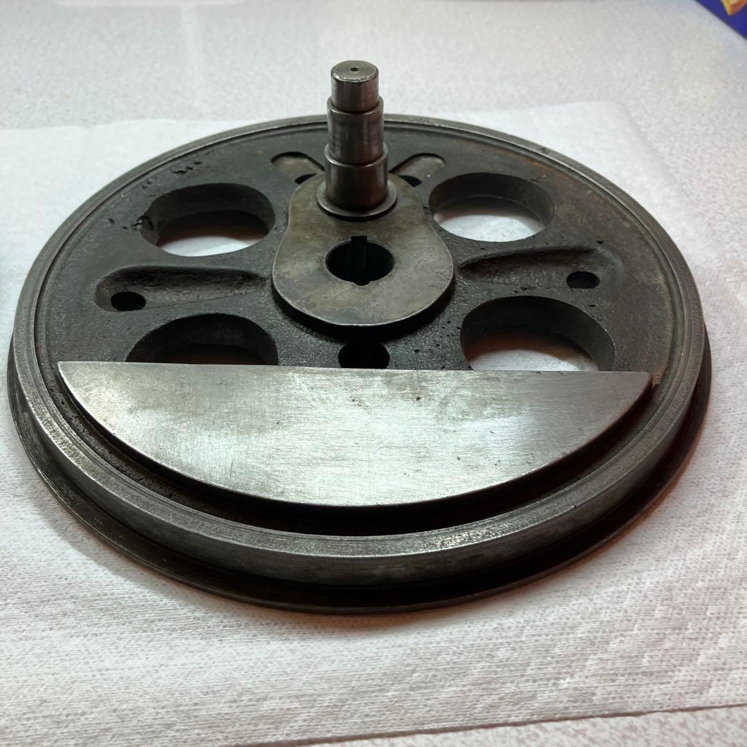 鉄道　レトロ　機関車　ミニSL 本物　鋳物車輪　2個セット　鉄道部品　鉄道グッズ