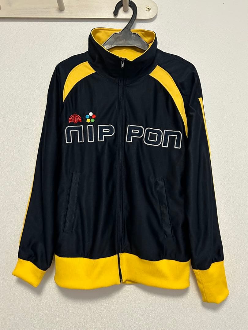 ニッポニアジャージ　アウェイ　紺×黄色 Sサイズ　上下セット