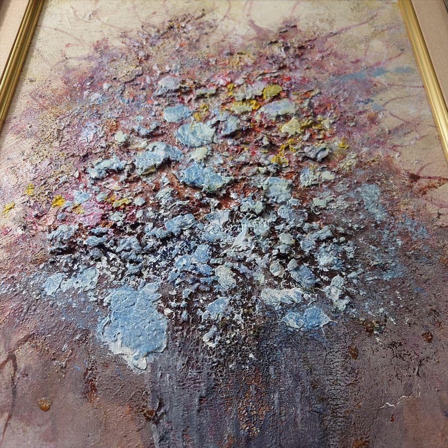 岡田旭峰（おかだ きょくほう） 「賛歌」1999年 油絵/F6号