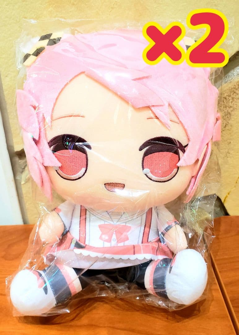 カラフルピーチ おおきなBIG ぬいぐるみ のあ 2体セット