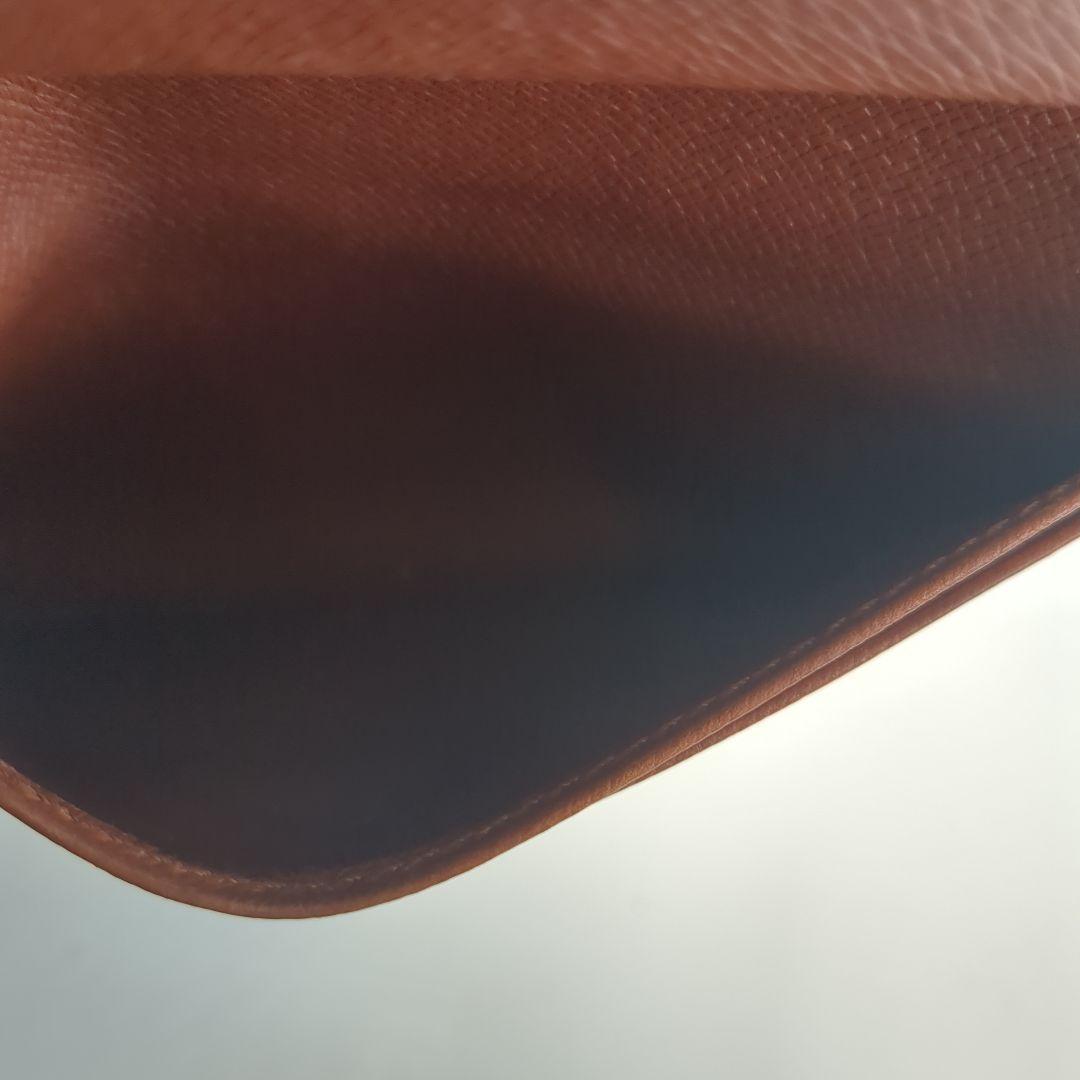 LOUIS VUITTON モノグラム 二つ折り財布 がま口 M61663 茶色
