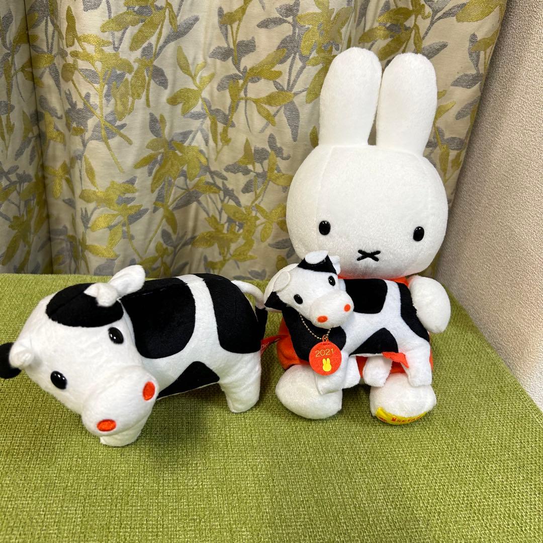 ミッフィー　伊勢丹　ぬいぐるみ　牛　ウシ　セット