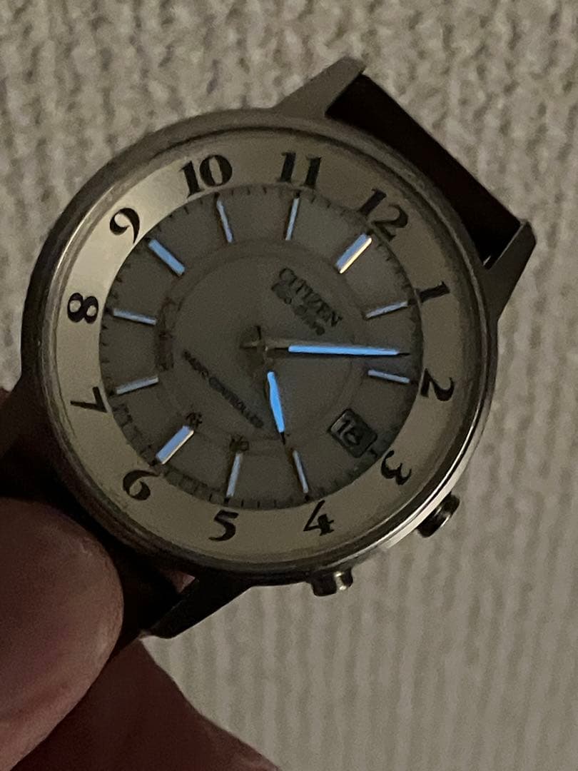 稼働品／CITIZEN Eco-Drive H415 シチズン 電波時計