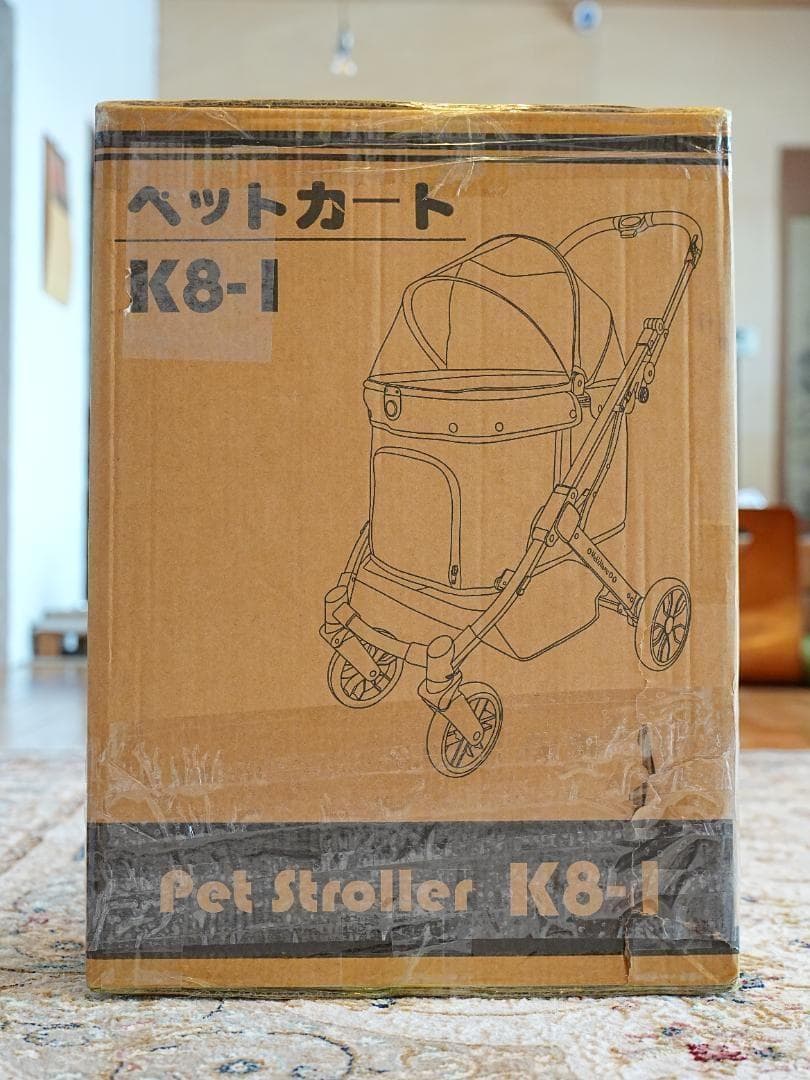 【新品】ペットカート 犬猫両用 折りたたみ 自立式 4輪バギー 多頭対応