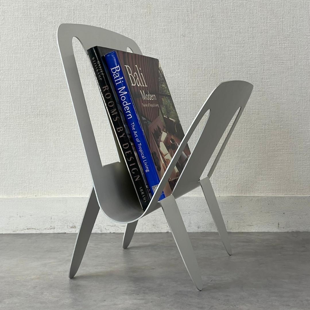 廃盤 80s Umbra アルミ製 マガジンラック William Harvey