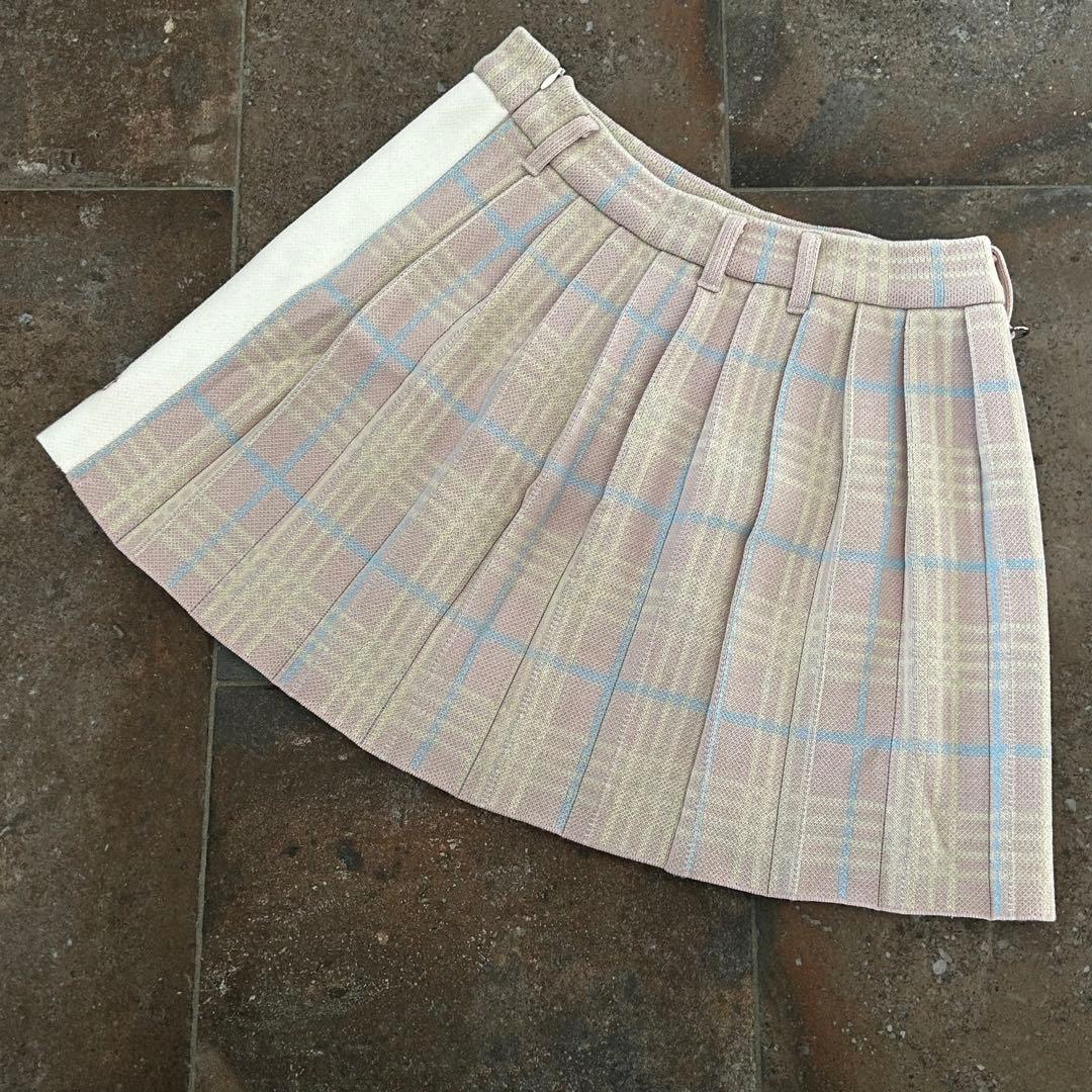 Samantha Thavasa UNDER25 セットアップ　ニット　チェック