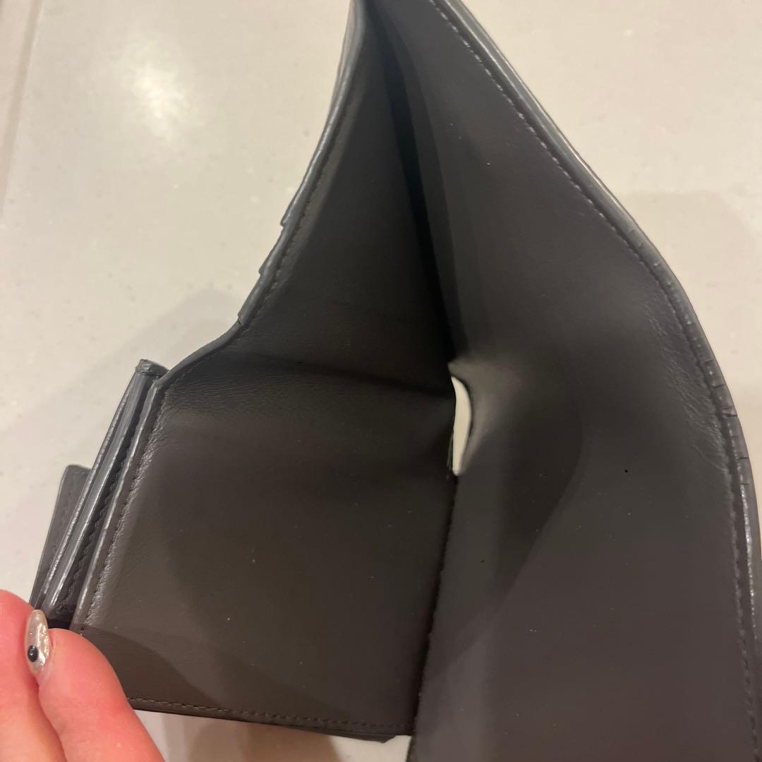 美品　CELINE グレー 三つ折り財布