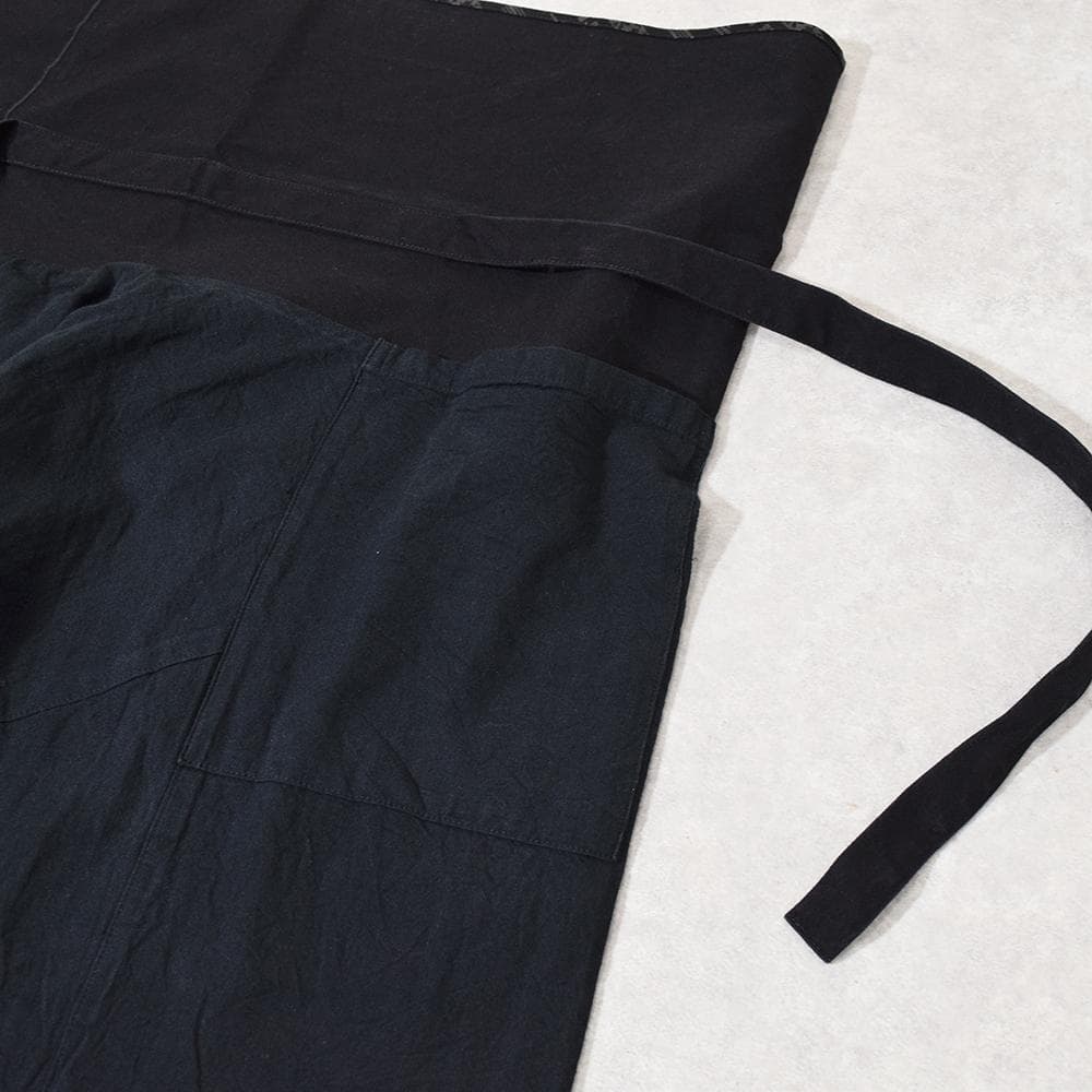 ソウソウ SOU・SOU 伊勢木綿 20/20 麻混 風靡 下 濡羽色 L