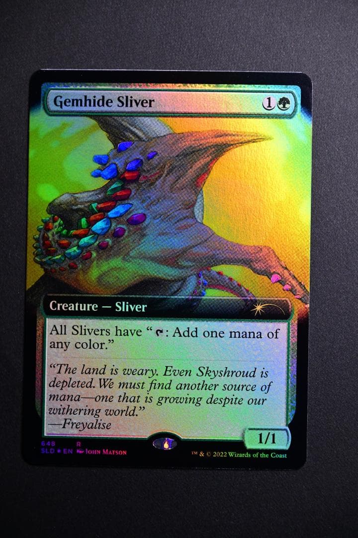 宝革スリヴァー/Gemhide Sliver 拡張アートfoil SLD 英語