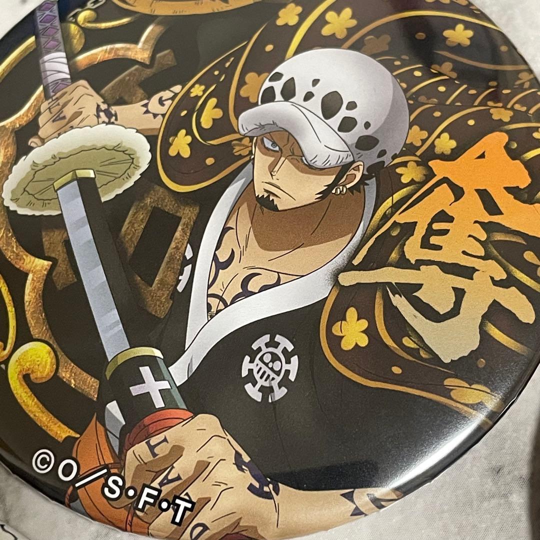 輩缶バッジ 4点 トラファルガー・ロー BLUE ワノ国 BEST30