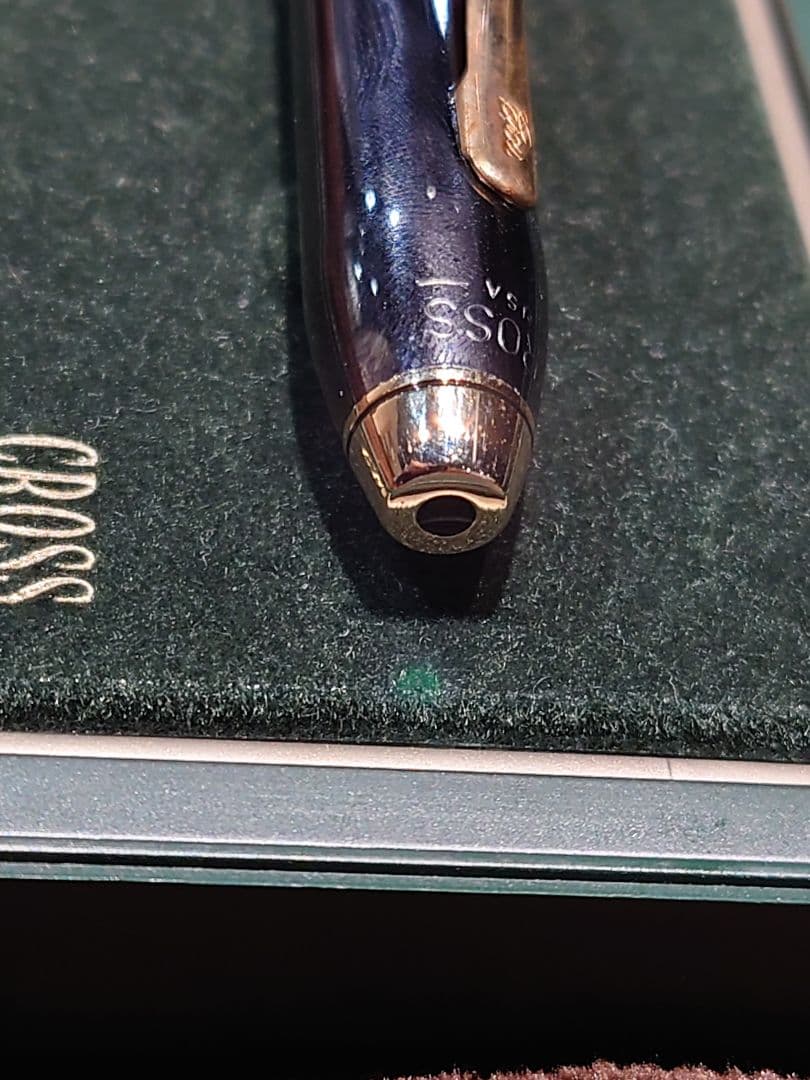 クロス タウンゼント チタン 万年筆 14K-XF 中古 付属品完品