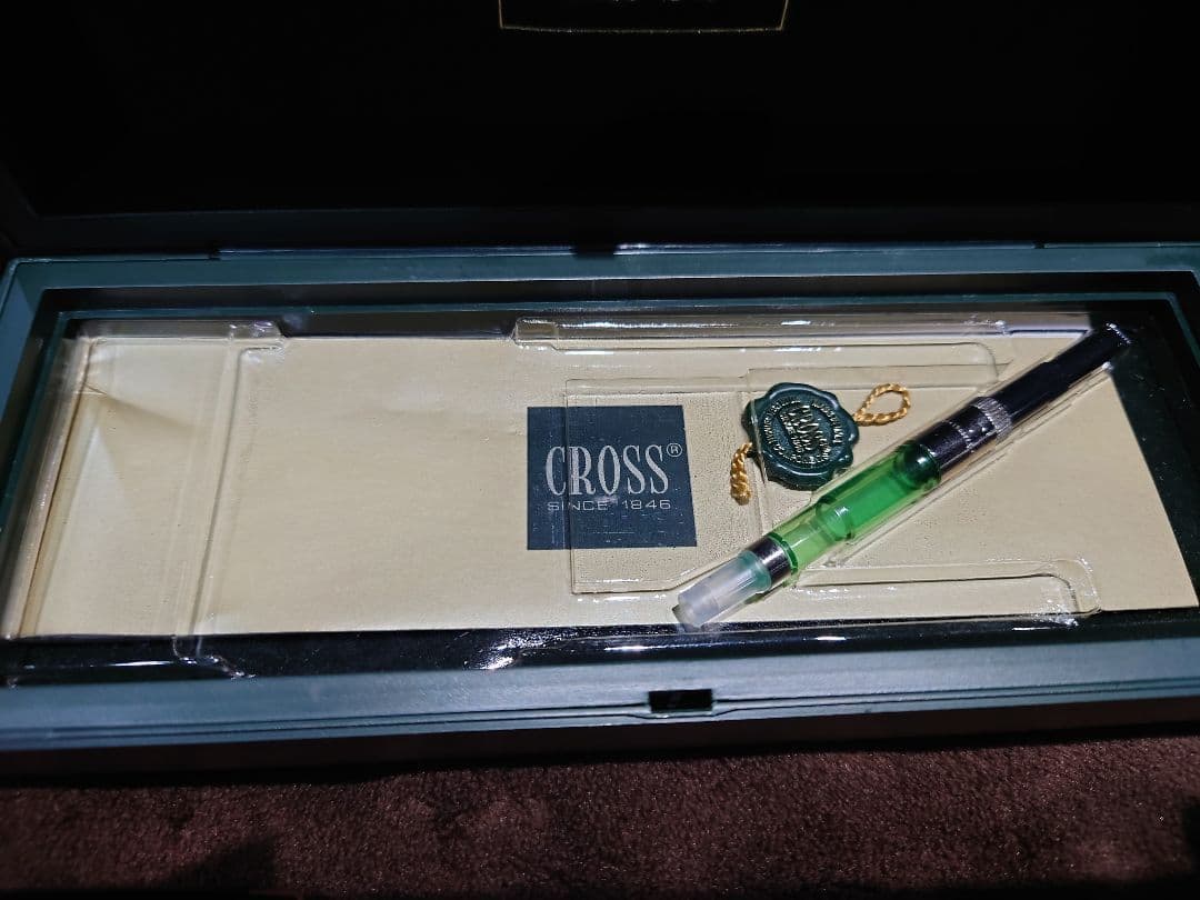 クロス タウンゼント チタン 万年筆 14K-XF 中古 付属品完品