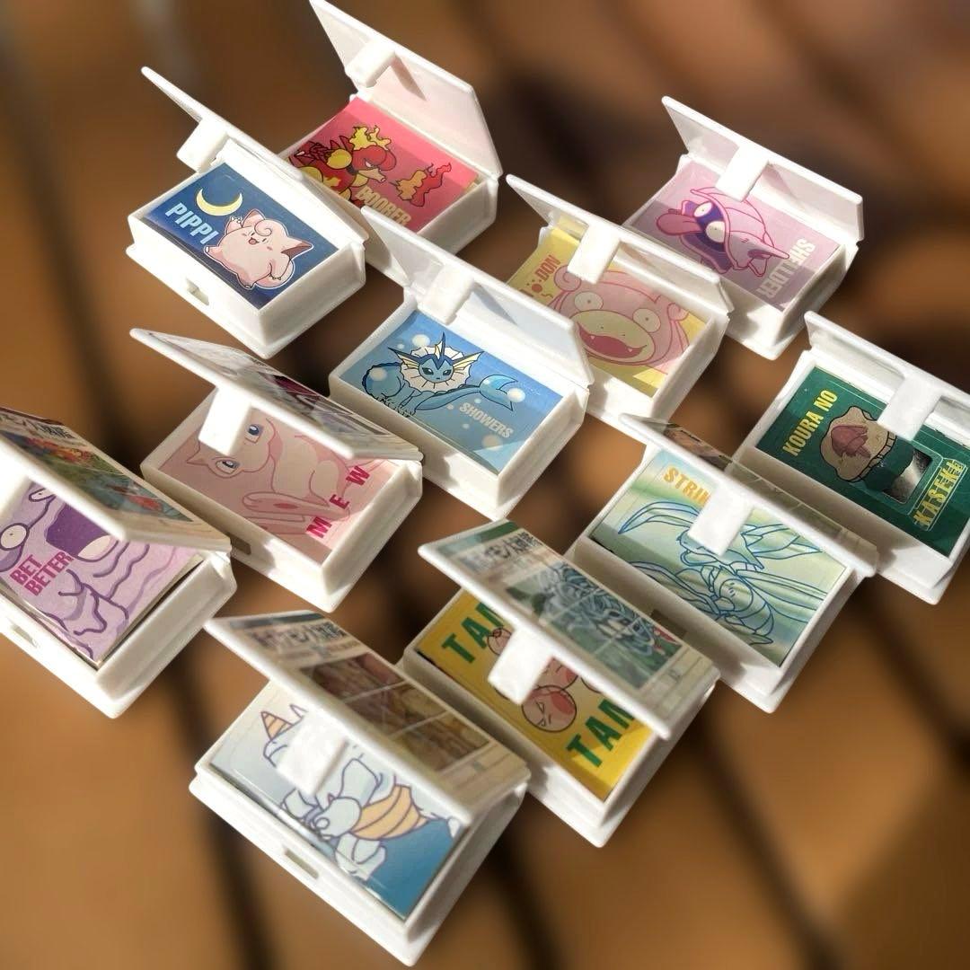 ポケットモンスター　初期　新ポケモン大図鑑　11個　ガチャ1998年