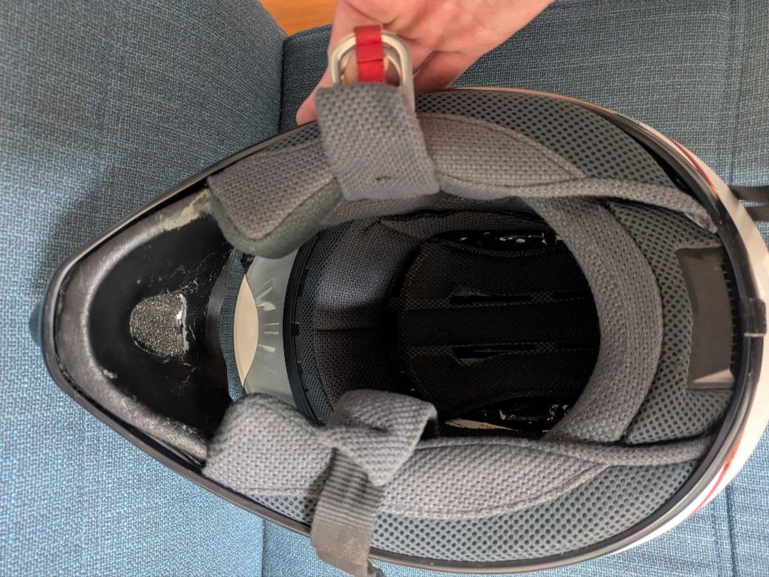 【SHOEI】HORNET DS size L　ホワイト/レッド