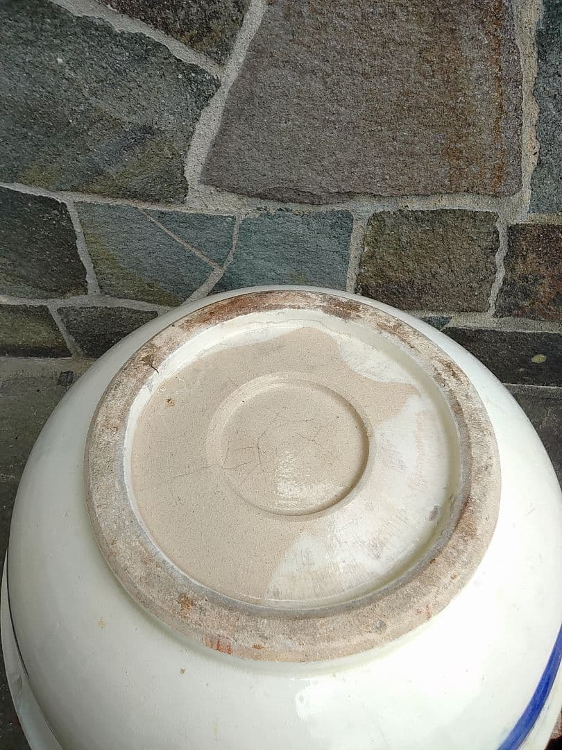 江戸、明治時代の深鉢特大　直径32センチ