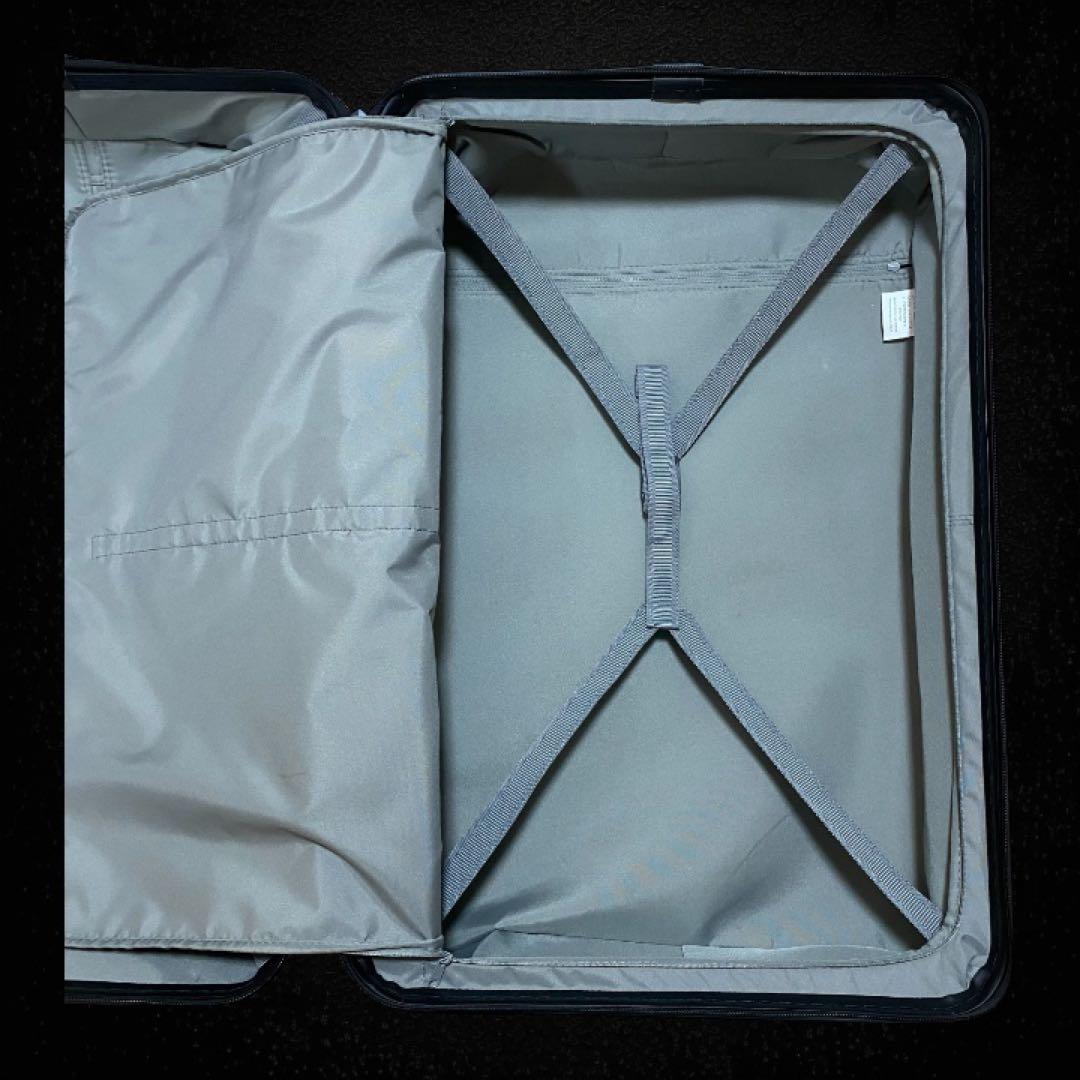 極美品✨MUJI バーを自由に調節できるハードキャリーケース 60L