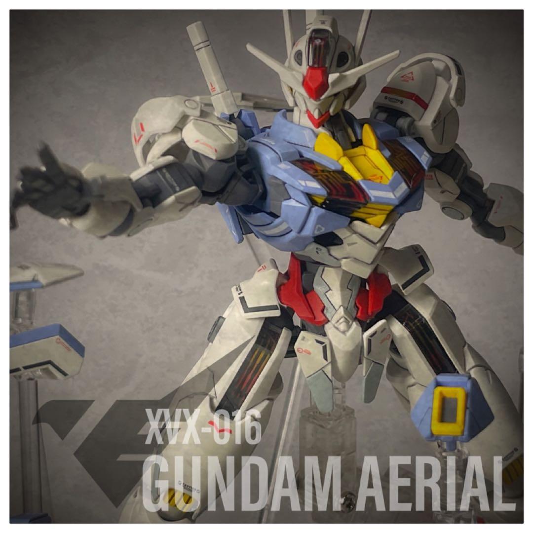 HG 1/144 ガンダムエアリアル 塗装済み完成品 b