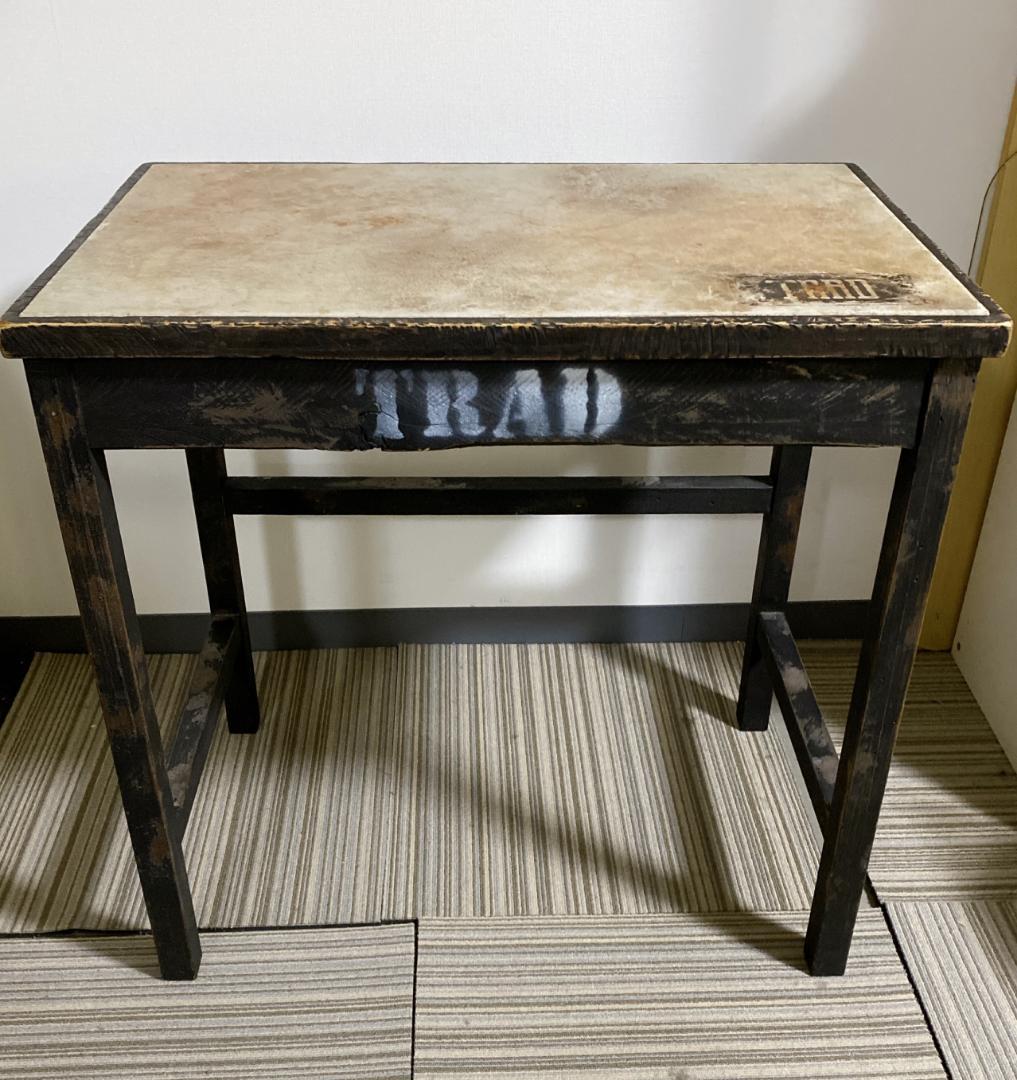 ヴィンテージデザイン 木製テーブル デザインテーブル オシャレ USEDデザイン