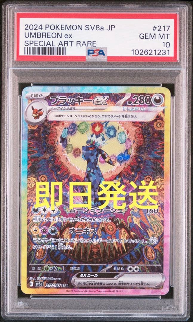 テラスタルフェス ブラッキーex SAR PSA10