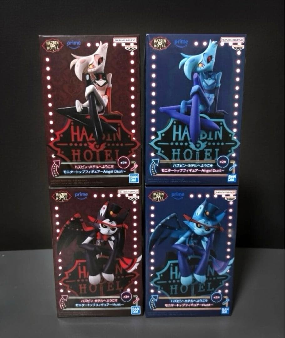 【未開封】ハズビン・ホテルへようこそ モニタートップフィギュア 4種セット