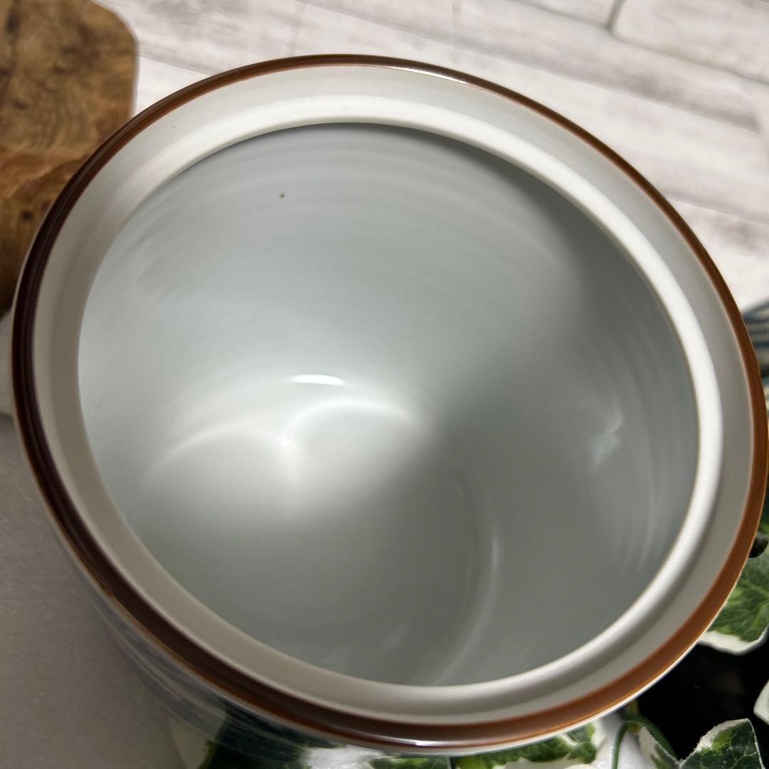 清水焼　京焼　平安 景雲　手塚景雲　染付花鳥山水画　水指　水差し　茶道具 茶道