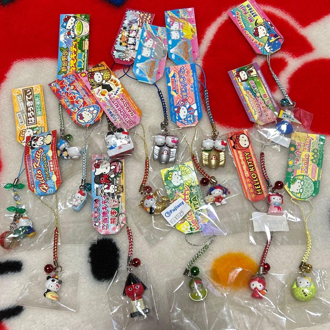 ハローキティ　ご当地根付け　ファスナーマスコット　ストラップ　キーホルダー　レア