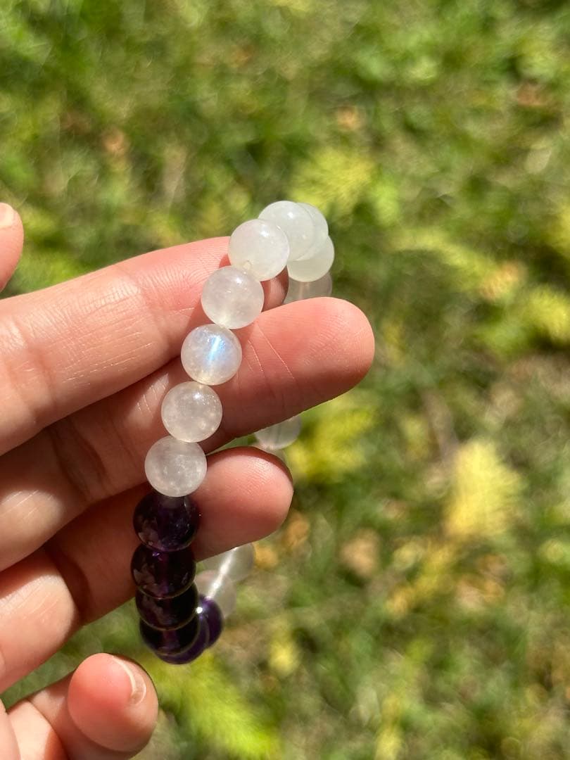 ユニドロブレスレット　パープル系