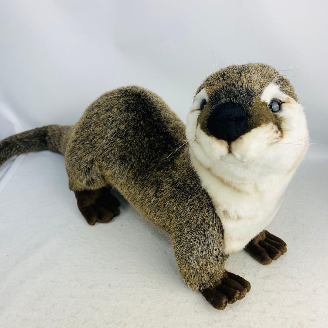 ハンサ ぬいぐるみ 3319 カワウソ かわうそ リアルアニマル 動物 獺