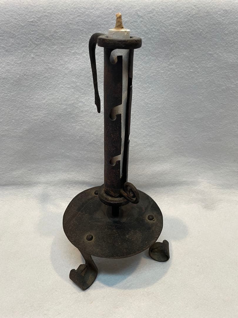 自在燭台（五段調節可能）和蝋燭　燭台