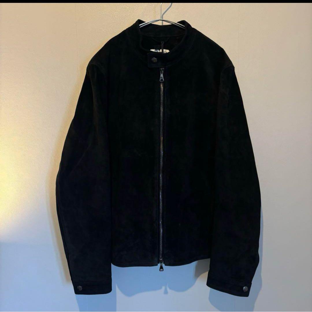 EMMETI シングルライダース JURIスウェード ブラック 48別注 未使用