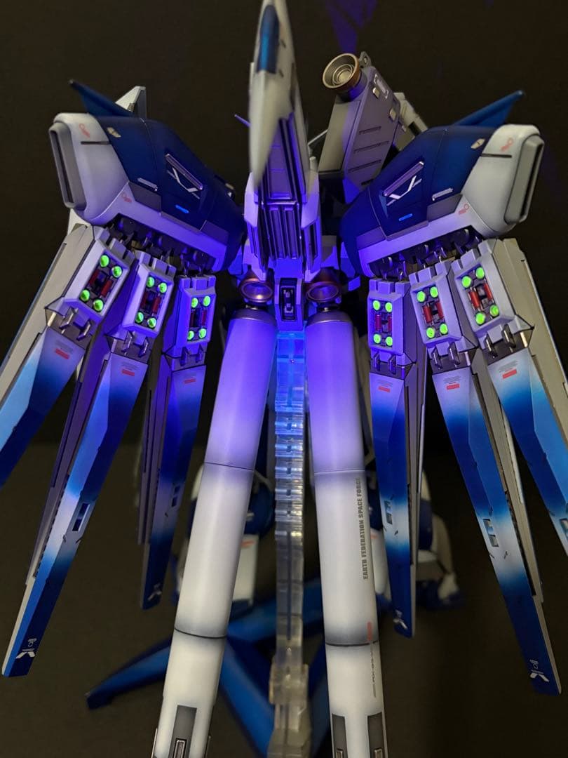 MG HI-νガンダム　ver.ka HWS装備　全塗装完成品