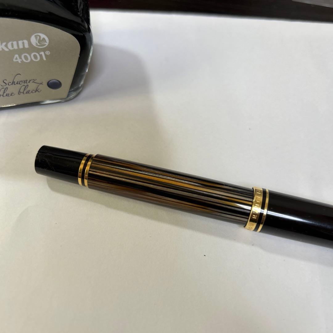 Pelikan ペリカン　スーべレーン　M400 茶縞　EF