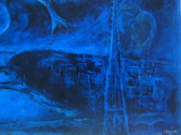 シャガール、ラ・サント＝、希少レゾネの一頁、 新品額装付