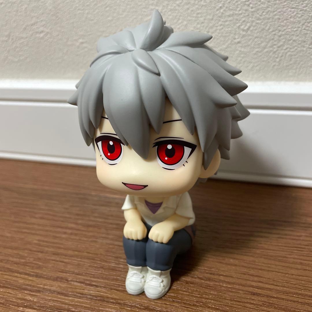 るかっぷ　エヴァンゲリオン　碇シンジ 渚カヲル フィギュア　特典座布団付き