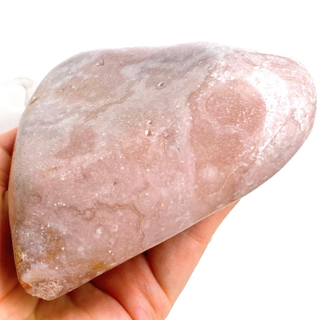 ★★★破格最終特価【 美しい ピンクアメジスト ハート 台座付き481g