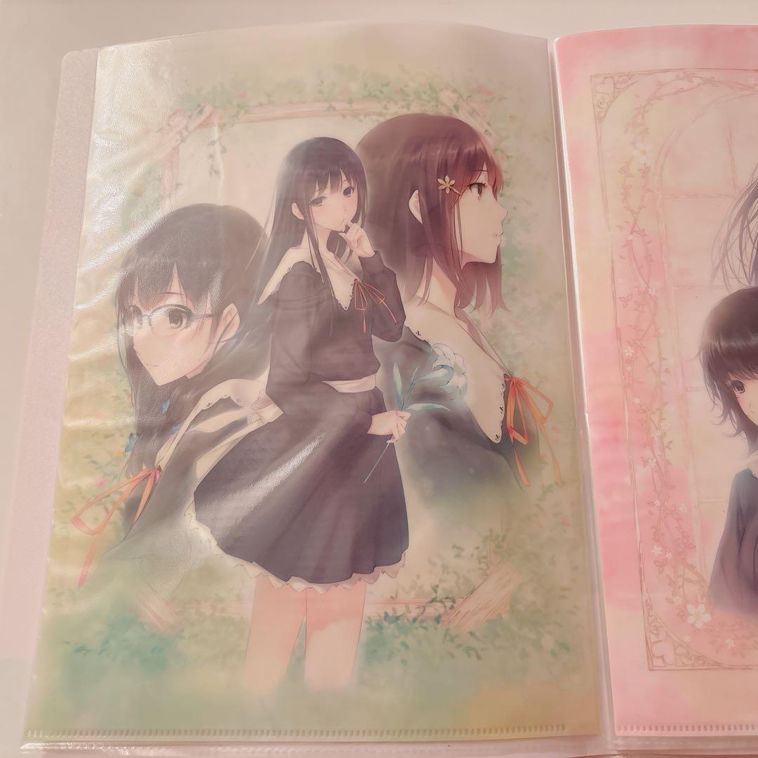 innocent grey Flowers A4 クリアファイル 春 夏