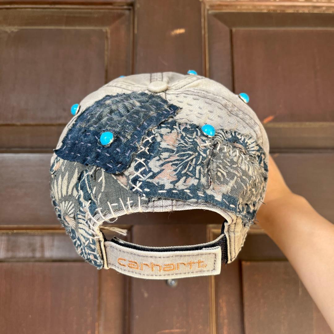 SASHIKO BORO CAP Carhartt 襤褸　カーハート　刺し子