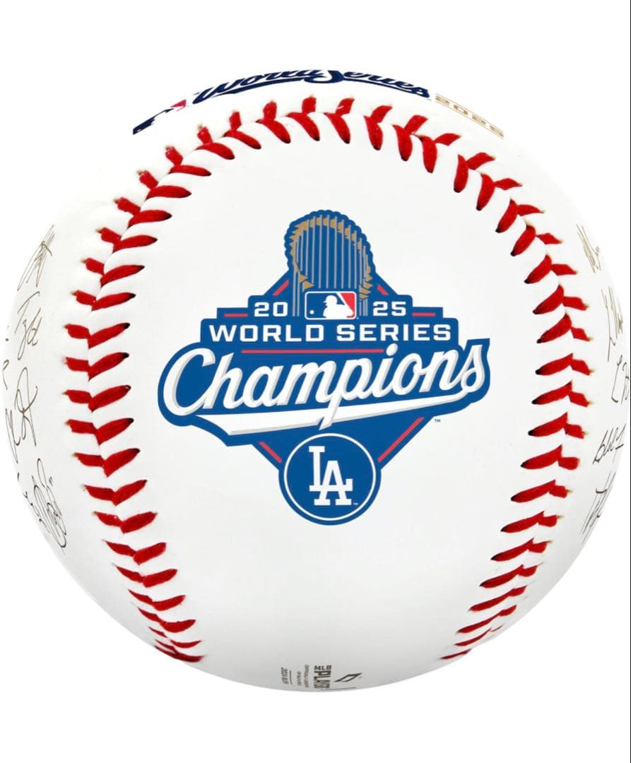 LAドジャース　2025年ワールドシリーズチャンピオン サインボール