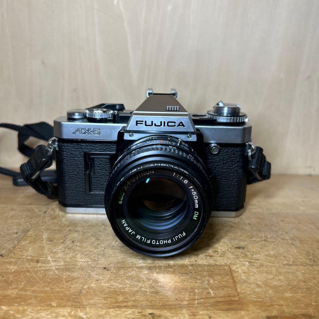 FUJICA AX-5 +Fujinon 50mm f1.6 動作美品