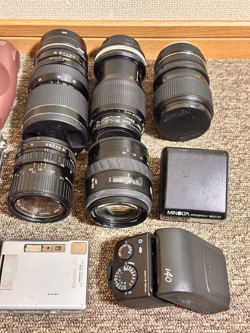 CANON MINOLTA レンズ カメラ ジャンク　まとめ