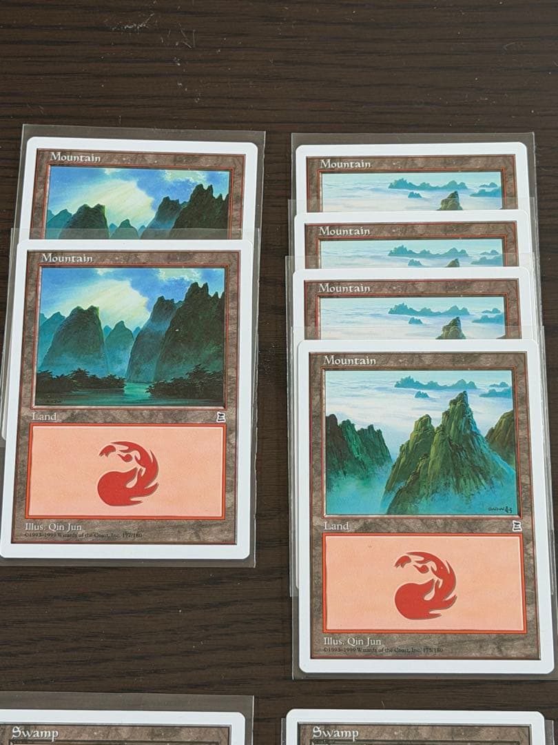 mtg ptk ポータル三国志　基本土地　英語版　沼　島 　森　山　平地　63枚