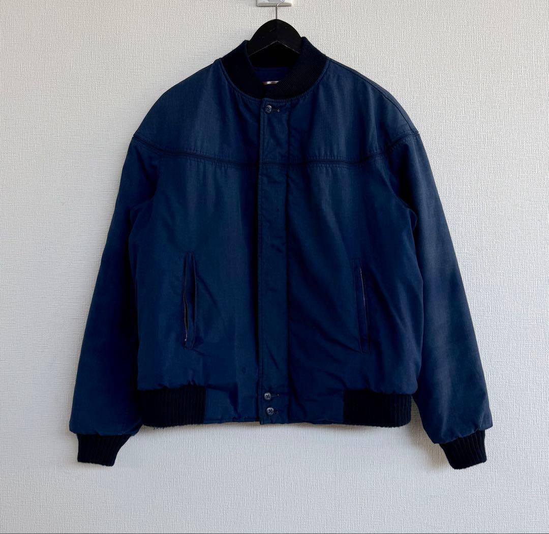 超スペシャル 70s ダービーオブサンフランシスコ ジャケット 38 Mネイビー