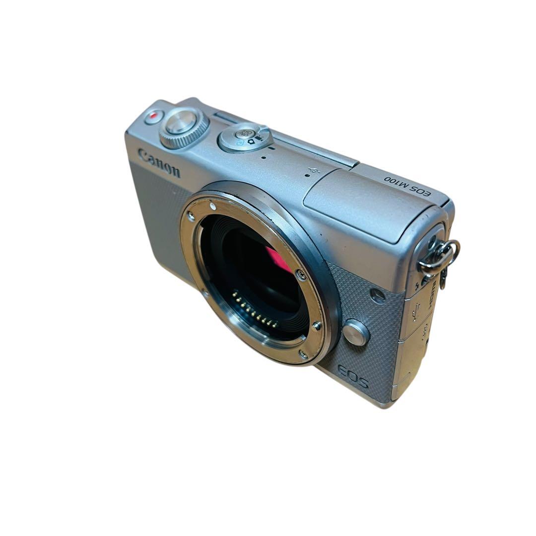 Canon EOS M100 シルバー　ジャンク　充電器付属