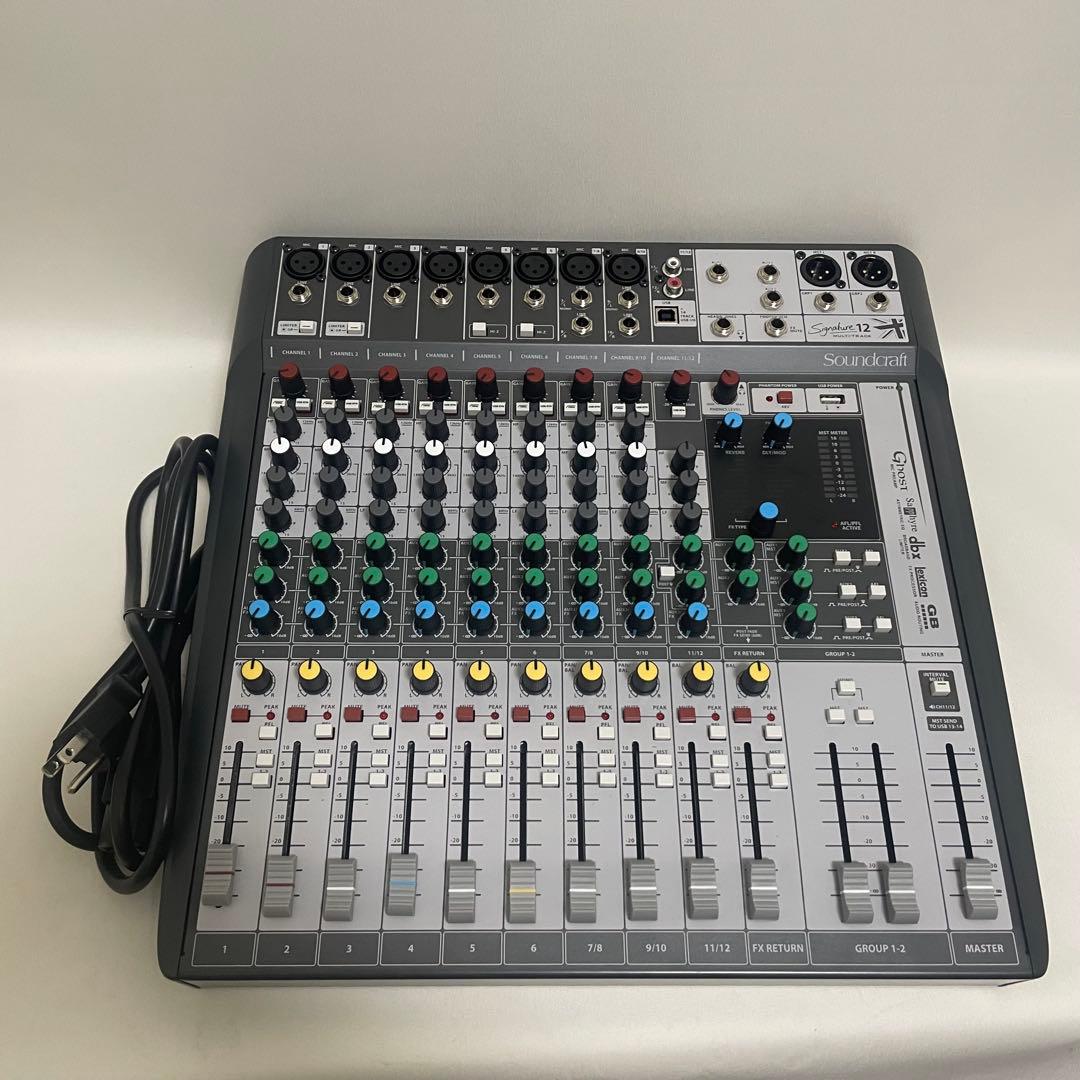 動作品 Soundcraft Signature12 アナログミキサー