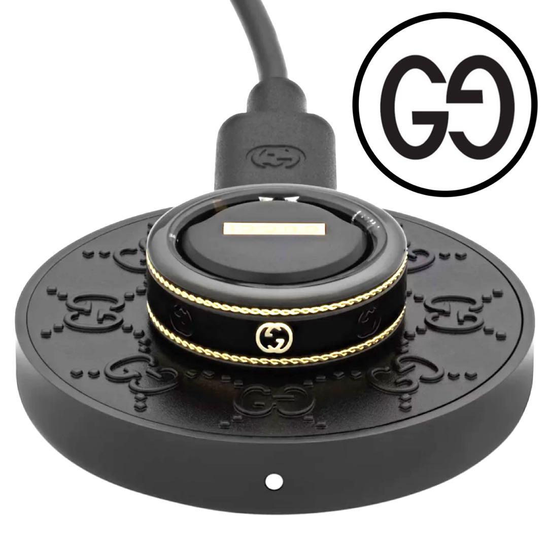 未使用保管品✨GUCCI×Oura スマートリング 黒金　20号