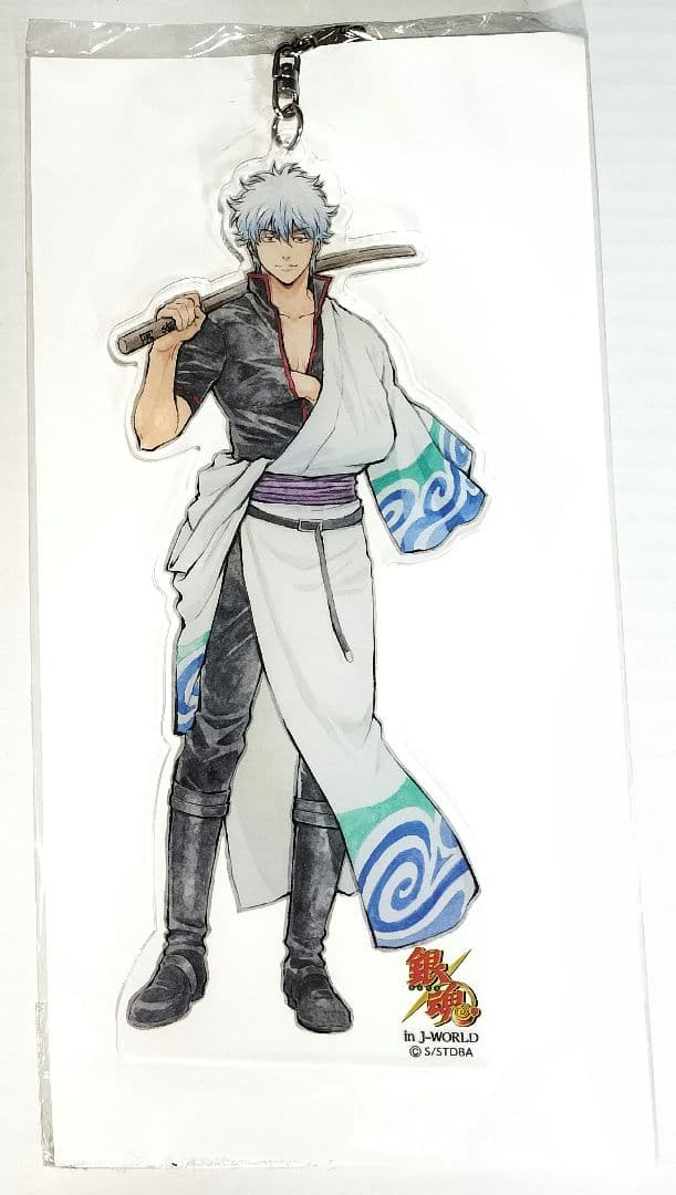 銀魂 坂田銀時 アクリルキーホルダー 花鳥風月 J-WORLD