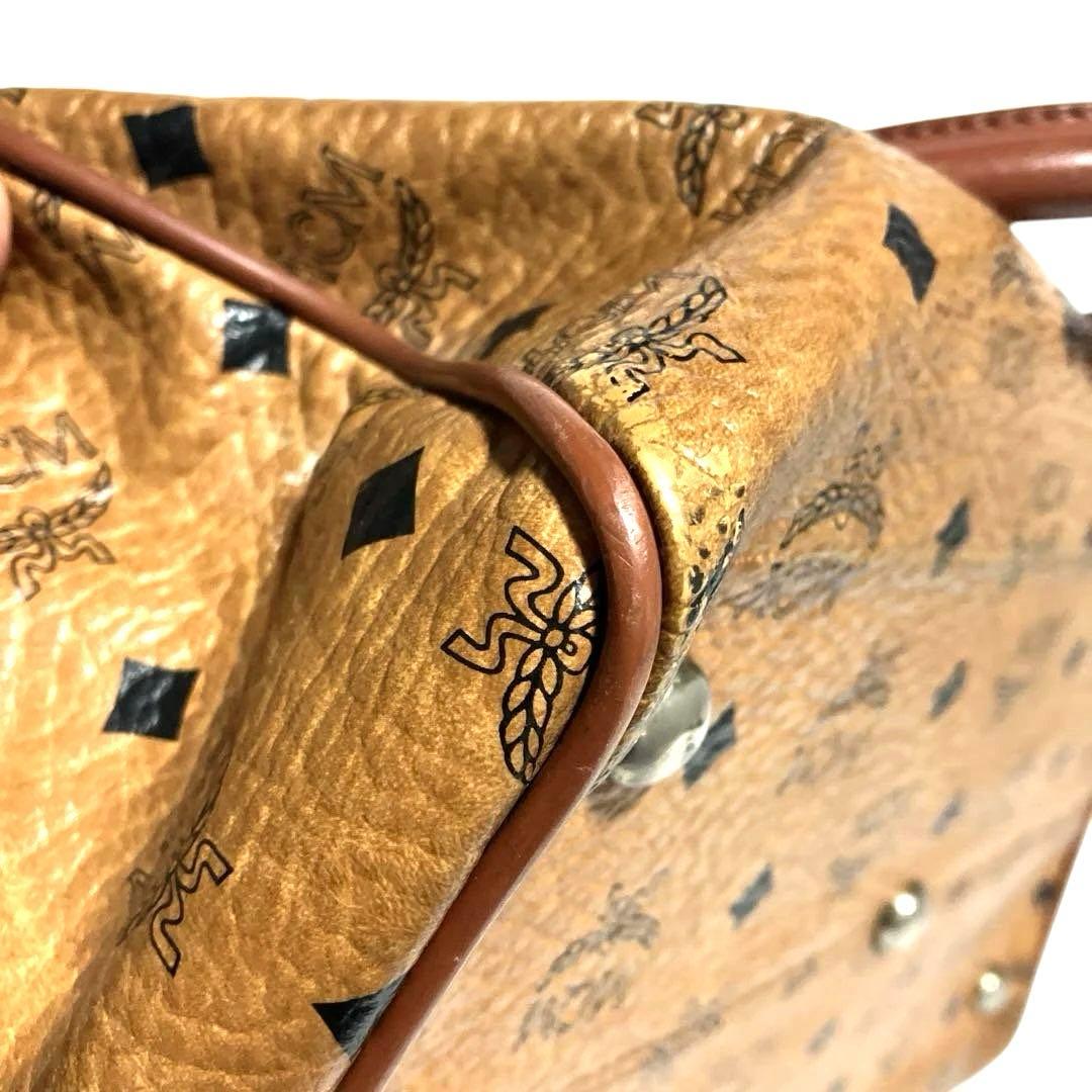 【ヴィンテージ】MCM ヴィセトス ミニボストン ハンドバッグ